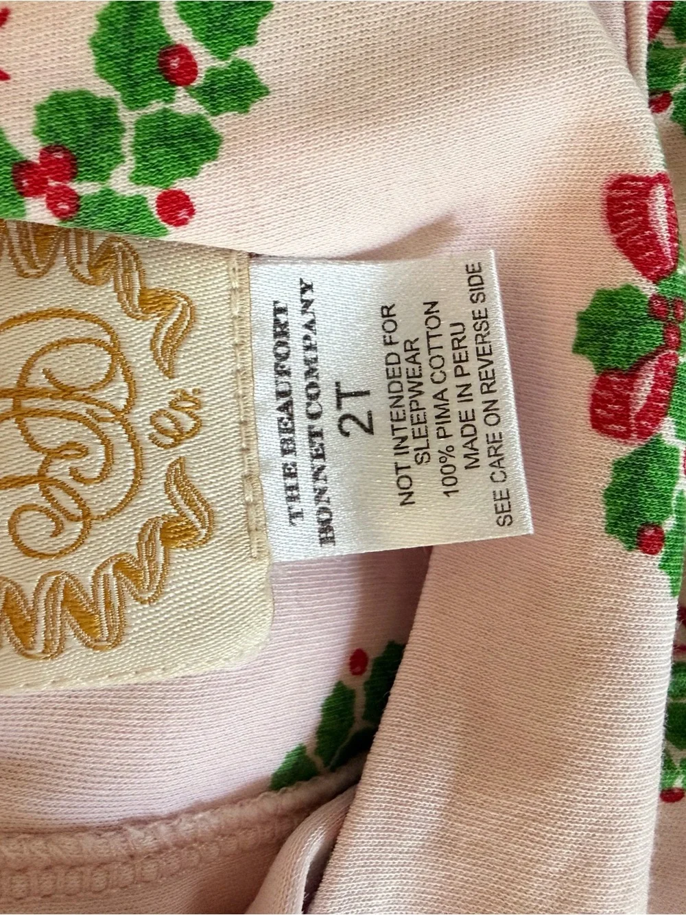 Pink Holiday Wreath Baby Romper